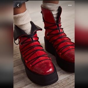 Free People Simone Wedge Boot